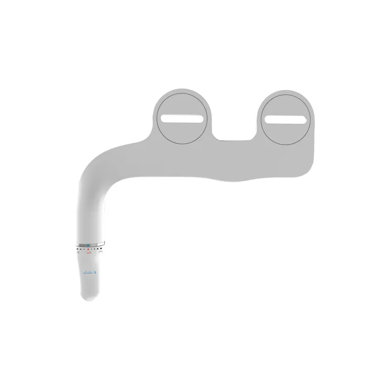 Manual Super Slim Dual Nozzles Toilet Seat Bidet Attachment