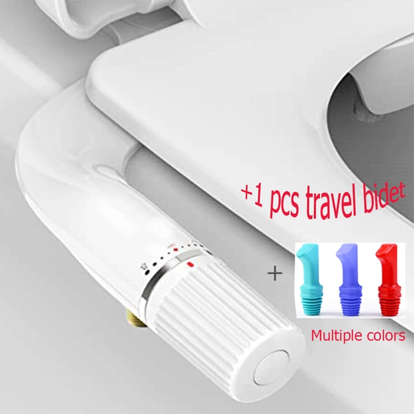 Super Slim Thin  Dual Cleaning NozzlesToilet Bidet Attachment