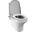 Cold Water Toilet Bidet Attachment with Dual Self-Cleaning Nozzles