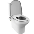 Cold Water Toilet Bidet Attachment with Dual Self-Cleaning Nozzles