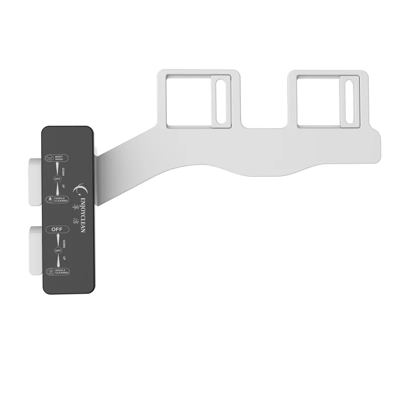 Non-electric Dual Nozzle Bidet Toilet Seat Attachment 