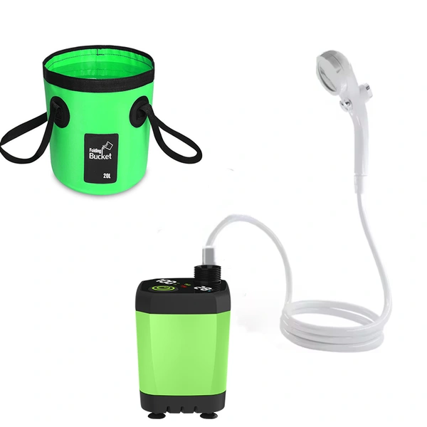 Outdoor Portable Rechargeable  Camping Shower Pump USB Shower