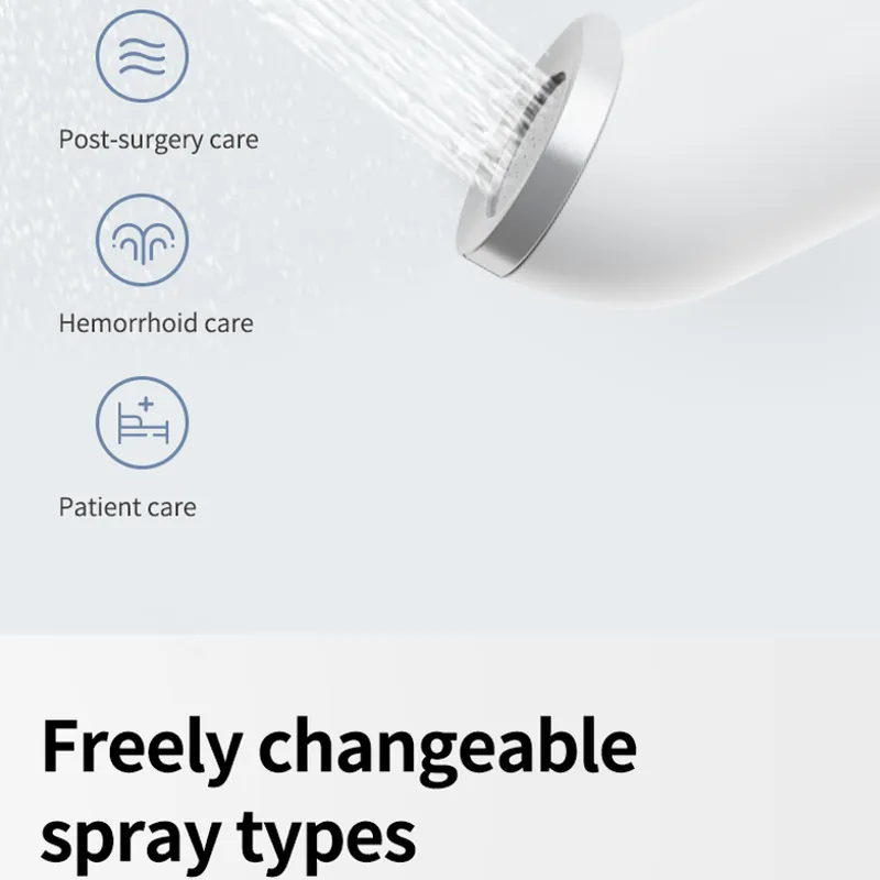 Modern Portable Bidet Set ABS Electric  Easy to Use Travel-Friendly