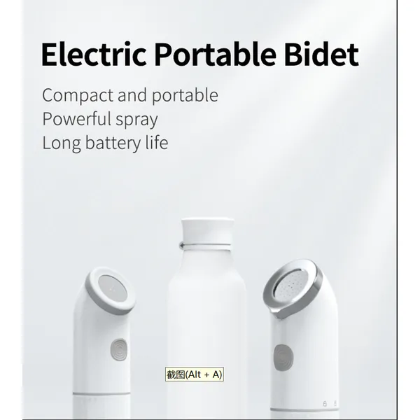 Modern Portable Bidet Set ABS Electric  Easy to Use Travel-Friendly