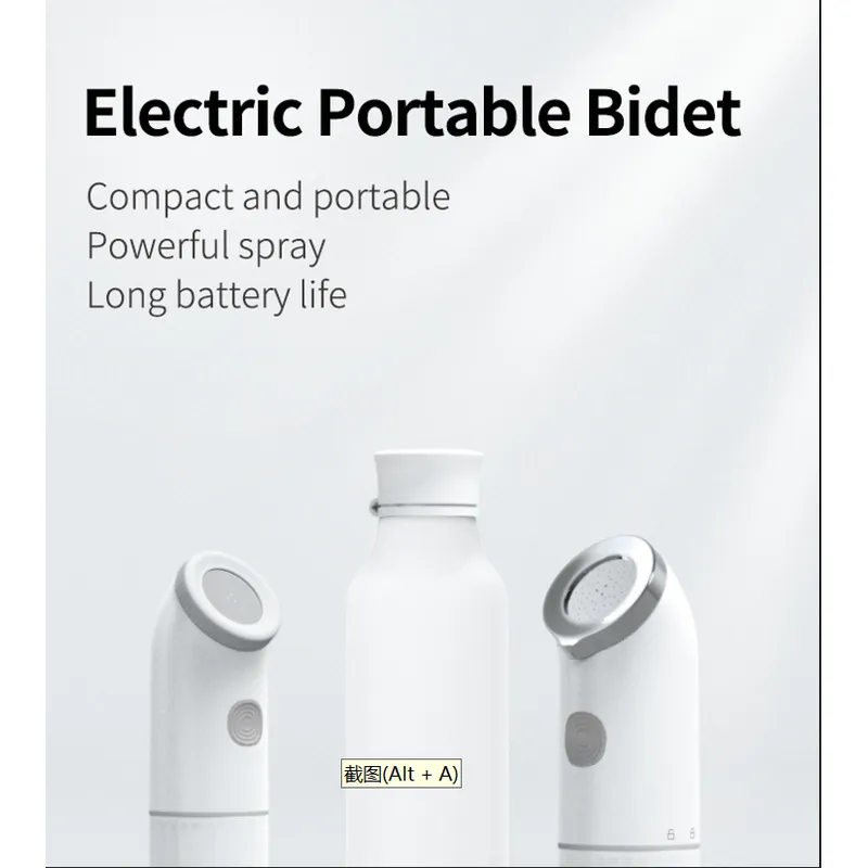 Modern Portable Bidet Set ABS Electric  Easy to Use Travel-Friendly