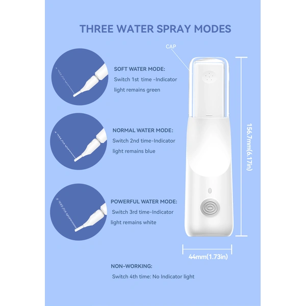 800MAH Smart Travel Portable Bidet Electricwith USB Chargeable