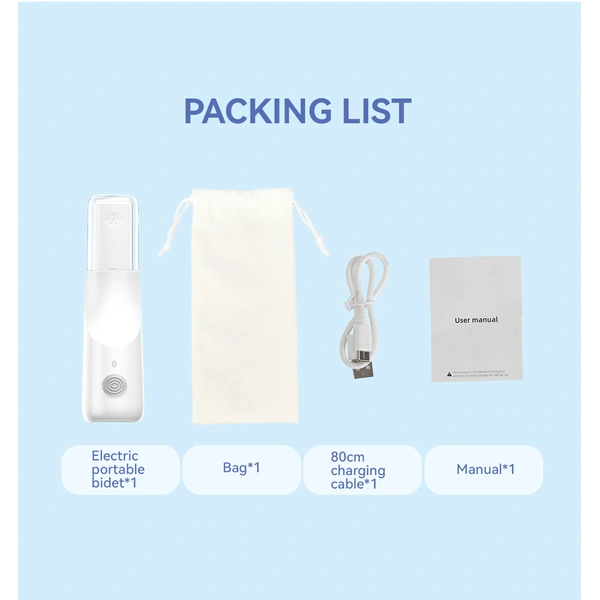 800MAH Smart Travel Portable Bidet Electricwith USB Chargeable