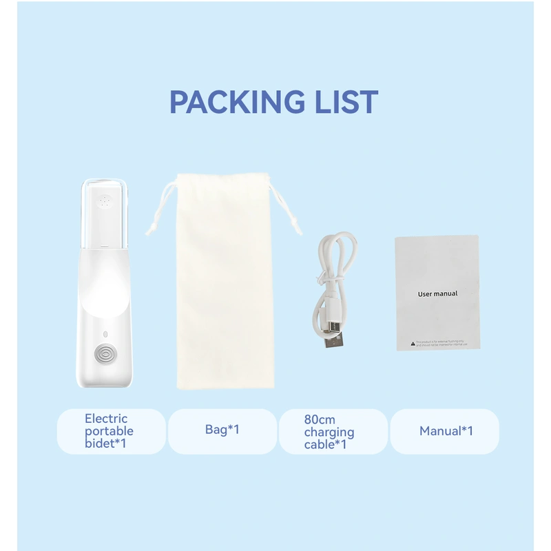800MAH Smart Travel Portable Bidet Electricwith USB Chargeable