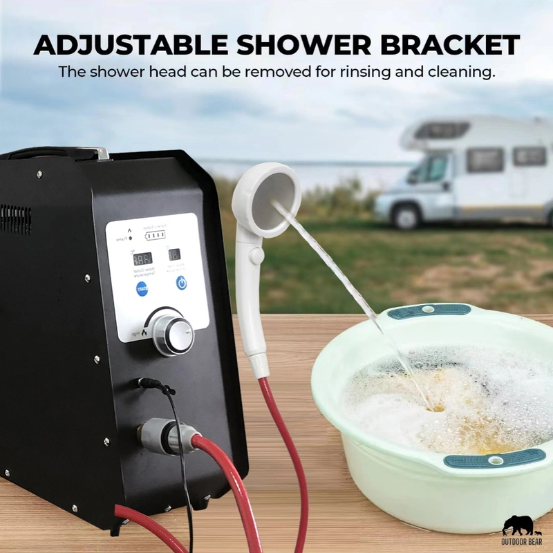 Portable Intelligent 4500MAH Electric Shower Pump 