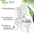 Dual Nozzle ABS Toilet Bidet for Bathroom 