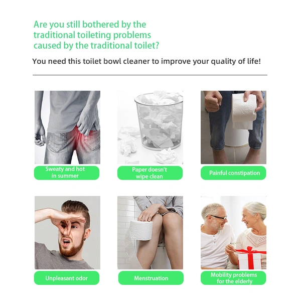 Dual Nozzle ABS Toilet Bidet for Bathroom 