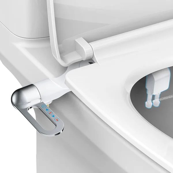 Dual Nozzles Bidet Toilet Attachment 