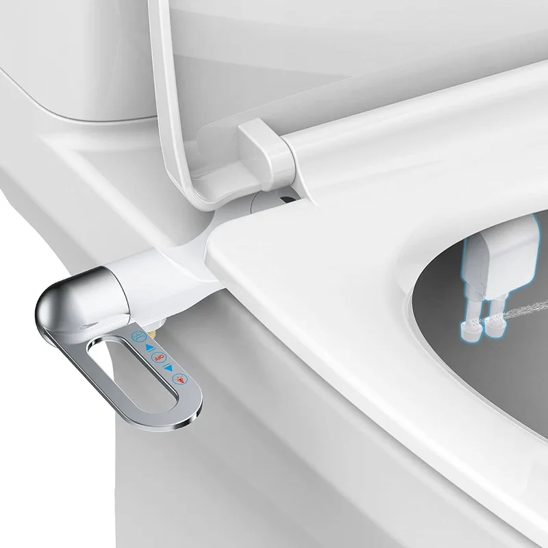 Dual Nozzles Bidet Toilet Attachment 