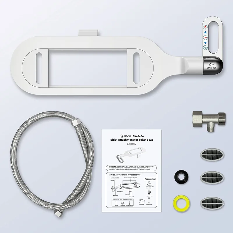 Dual Nozzles Bidet Toilet Attachment 