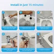 Dual Nozzles Bidet Toilet Attachment 