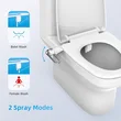 Dual Nozzles Bidet Toilet Attachment 