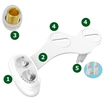 Super Slim Dual Wash Nozzle Toilet Seat Attachment