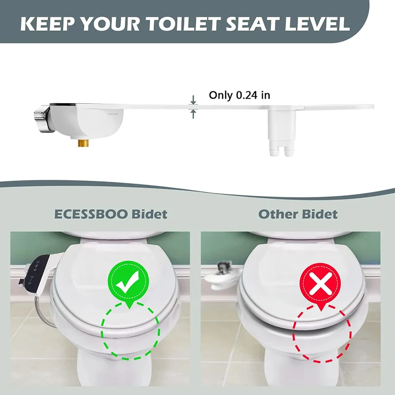 OEM/ODM Non Electric Bidet Toilet Attachment 