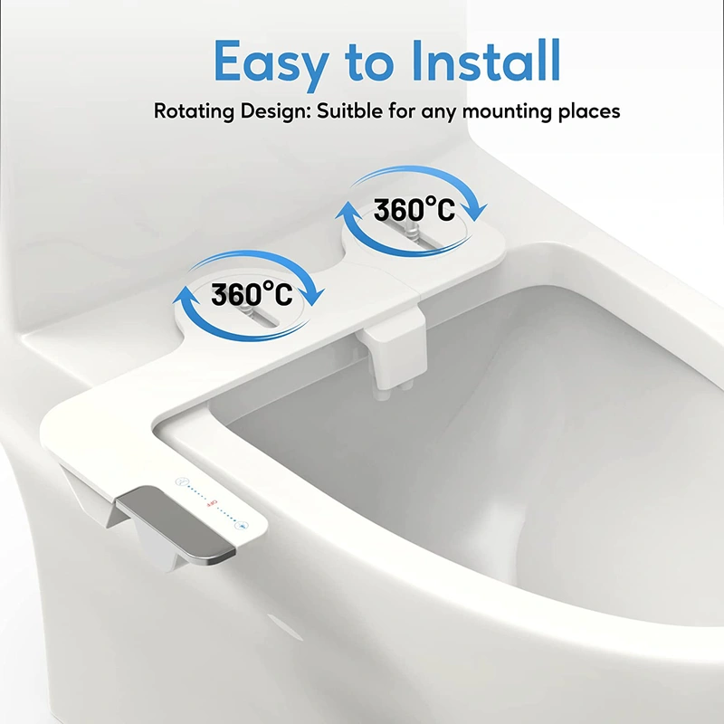 Front Wash Back Wash Bidet Toilet Attachment 