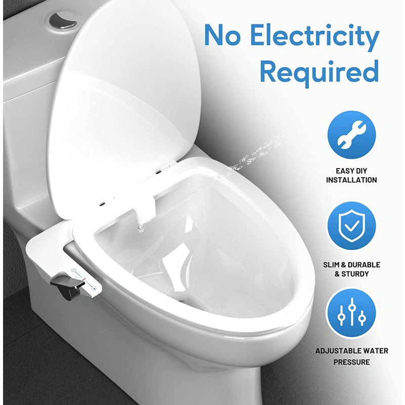 Front Wash Back Wash Bidet Toilet Attachment 