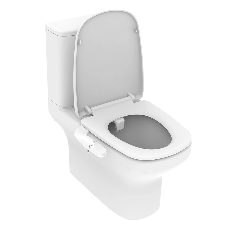 Super Slim Dual Wash Nozzle Toilet Seat Bidet  Attachment