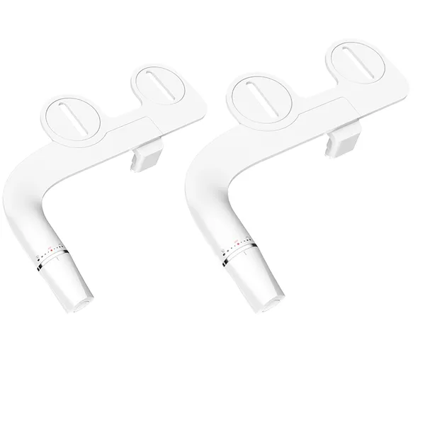  Non-Electric Dual Nozzle Bidet Attachment Cold Water in Toilet