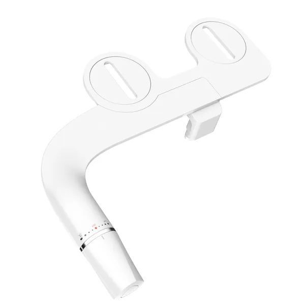  Non-Electric Dual Nozzle Bidet Attachment Cold Water in Toilet