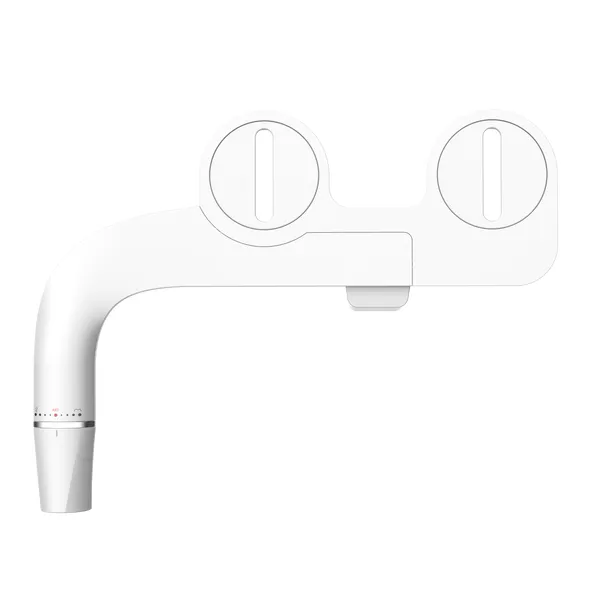  Non-Electric Dual Nozzle Bidet Attachment Cold Water in Toilet