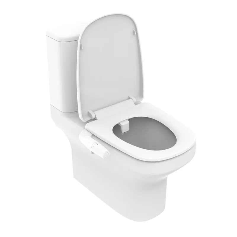  Non-Electric Dual Nozzle Bidet Attachment Cold Water in Toilet