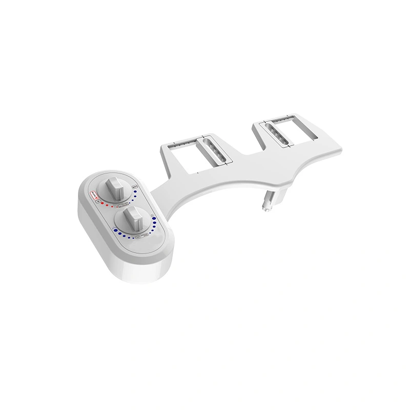 Self-Cleaning Bidet Attachment Single Nozzle for Hot Cold Water 