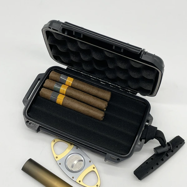Portable mini humidor for business travel