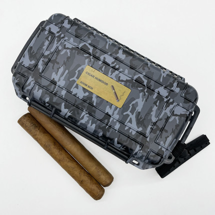 X-3003 10-pack plastic humidor, portable, pressure-resistant, waterproof, sealed humidor for home and travel 