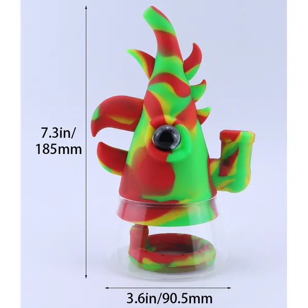 Durable and unique  silicone glass bong with guaranteed quality