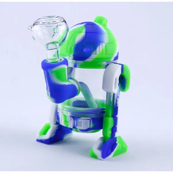 Unique design of hookah, Robot silicon pipe for your business