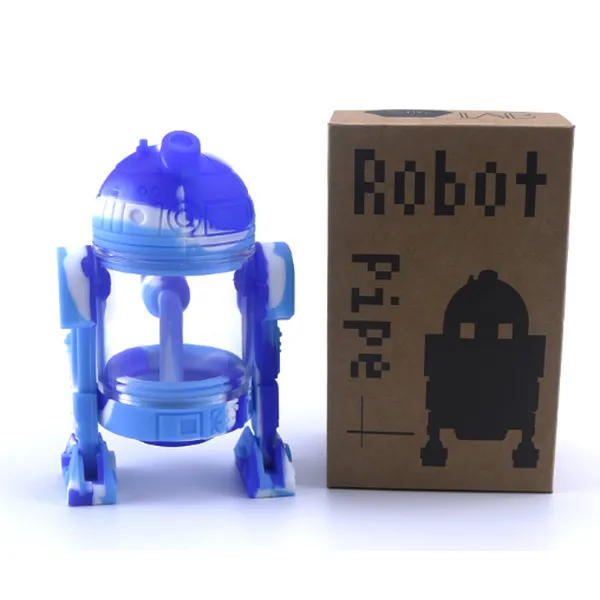 Unique design of hookah, Robot silicon pipe for your business