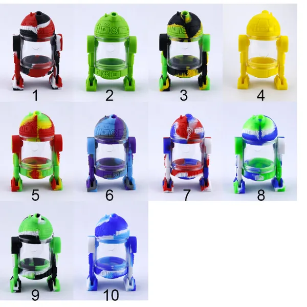 Unique design of hookah, Robot silicon pipe for your business