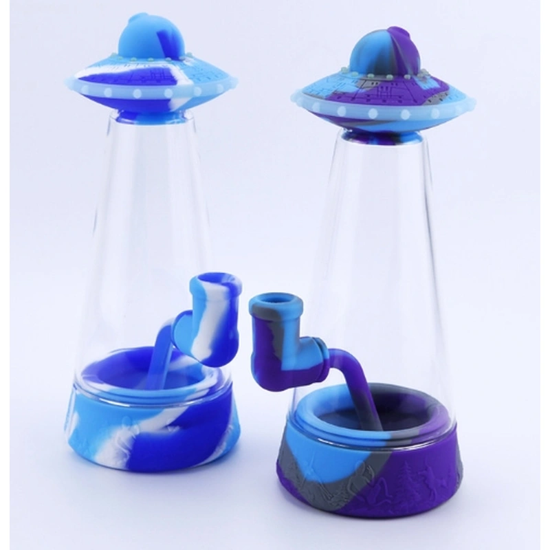 The new UFO silicon bong  is made of food-grade silicone material