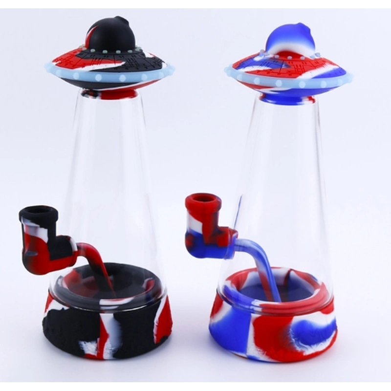 The new UFO silicon bong  is made of food-grade silicone material