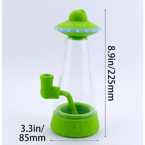 The new UFO silicon bong  is made of food-grade silicone material