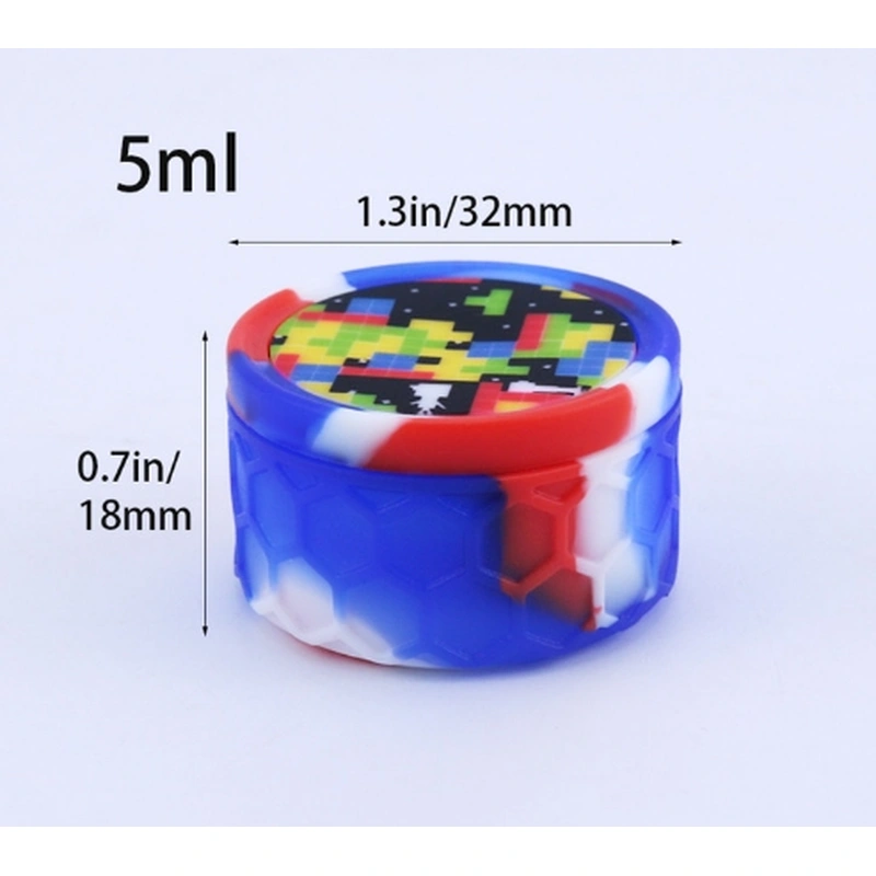 Factory silicone box honeycomb silicone cigarette cream storage box