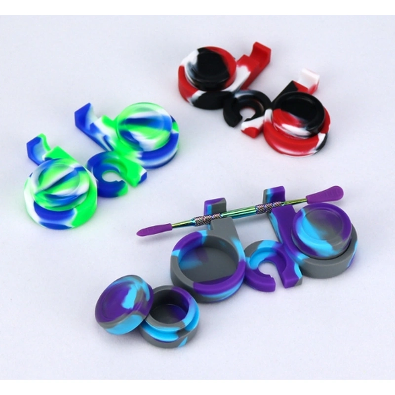 Whoelsale two-in-one silicone  cigarette storage box 