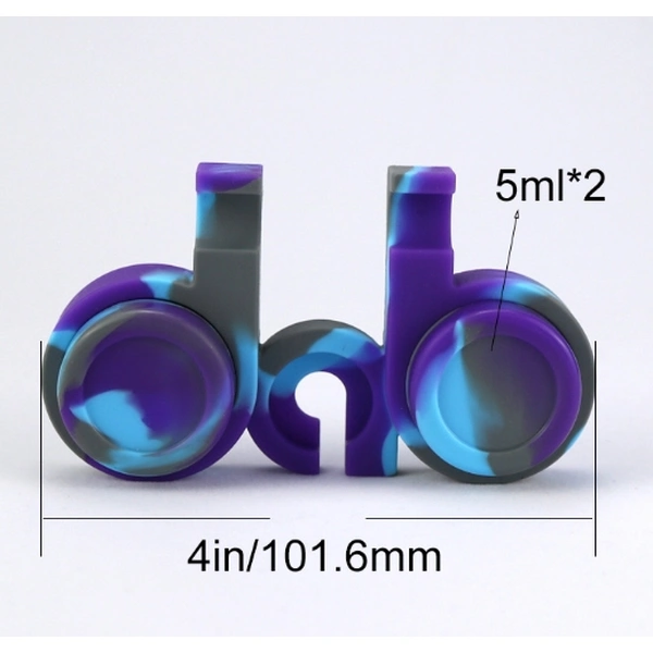 Whoelsale two-in-one silicone  cigarette storage box 