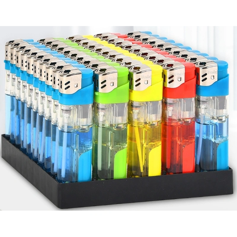 Manufacturer compact portable disposable  lighter with lighting 