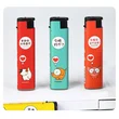 wholesale windproof plastic printed inflatable disposable lighter  