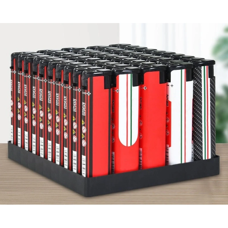 wholesale windproof plastic printed inflatable disposable lighter  