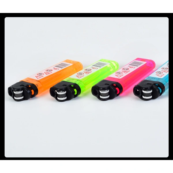 wholesale butane gas plastic transparent disposable lighter 