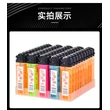 wholesale butane gas plastic transparent disposable lighter 
