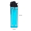 wholesale butane gas plastic transparent disposable lighter 