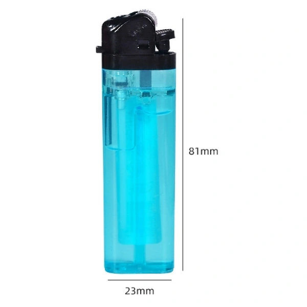 wholesale butane gas plastic transparent disposable lighter 