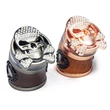 Wholesale side curved  large skull cover smoke Grinder
